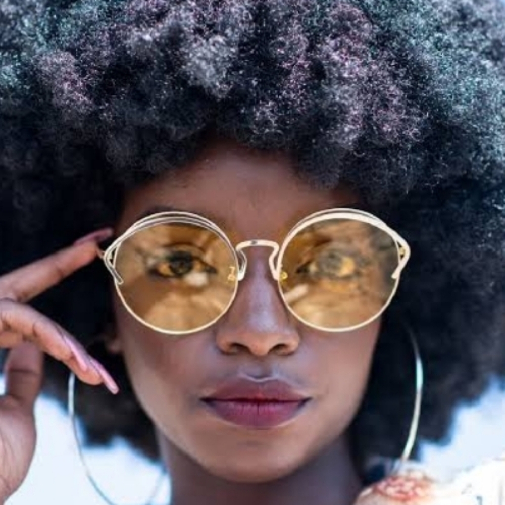 Women's Tony Valencia 7056 Stylish Gold Sunglasses